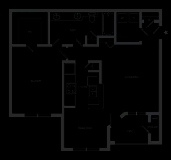Unit 11304A floor plan
