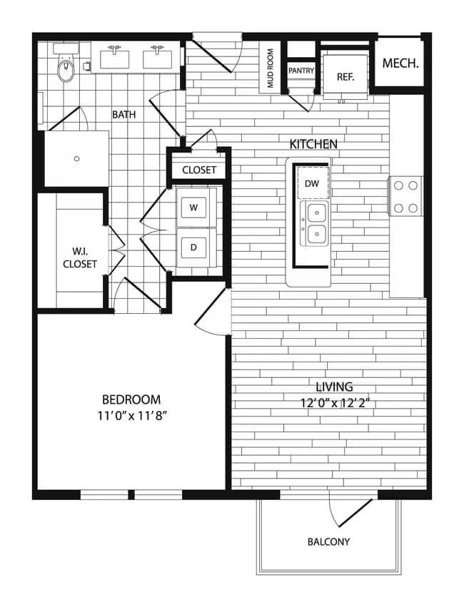 Unit 2129 floor plan