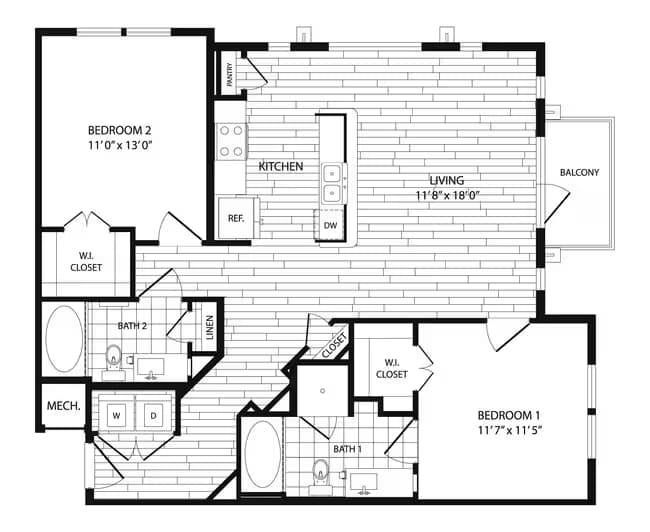 B1 2255 floor plan