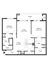 B3 316 floor plan