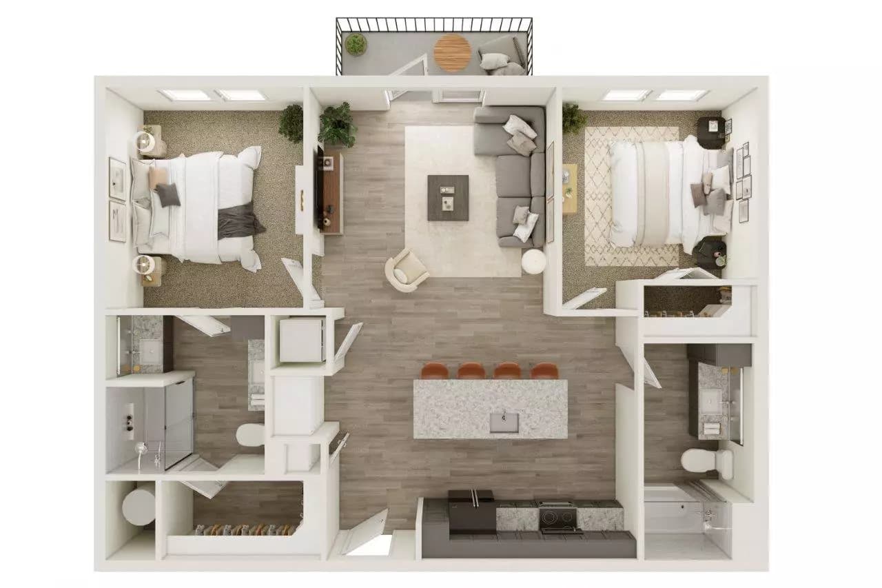 B3 3206 floor plan