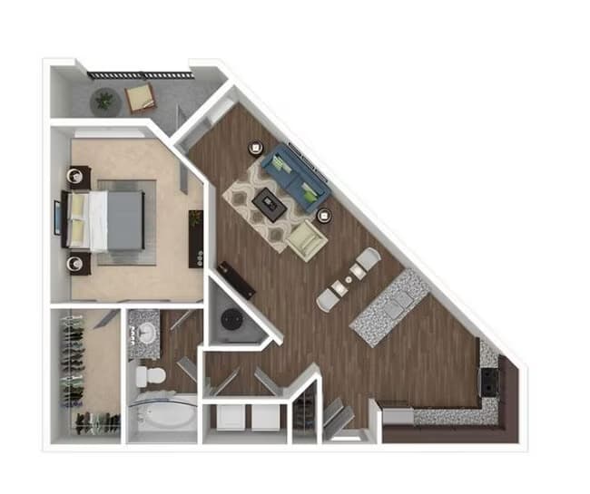 1B 2110 floor plan