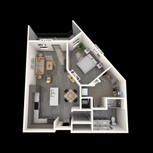 Unit 343 floor plan