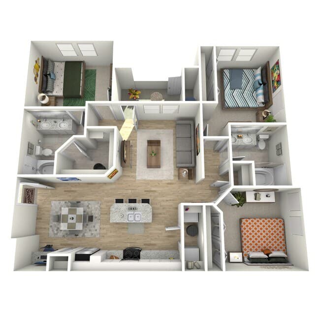 Unit 4308 floor plan