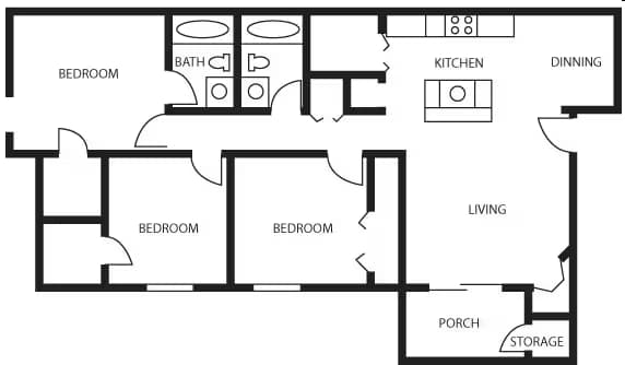 Unit 1121 floor plan