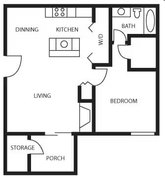 Unit 727 floor plan
