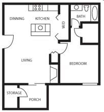Willow - AFF 822 floor plan
