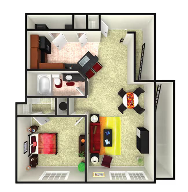 Unit 12207 12207 floor plan