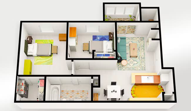 Unit 2707 floor plan