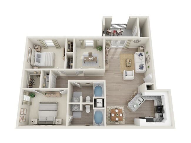 Vanderbilt 2nd floor 02-223 floor plan