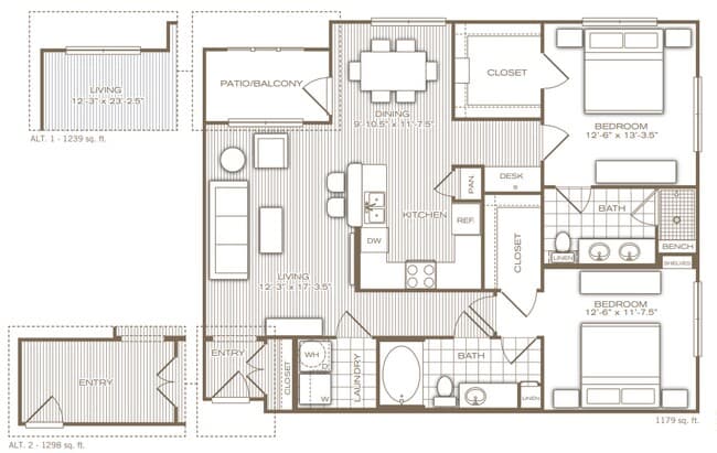 Unit 3304 floor plan