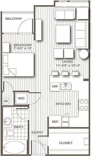 Unit 19 floor plan