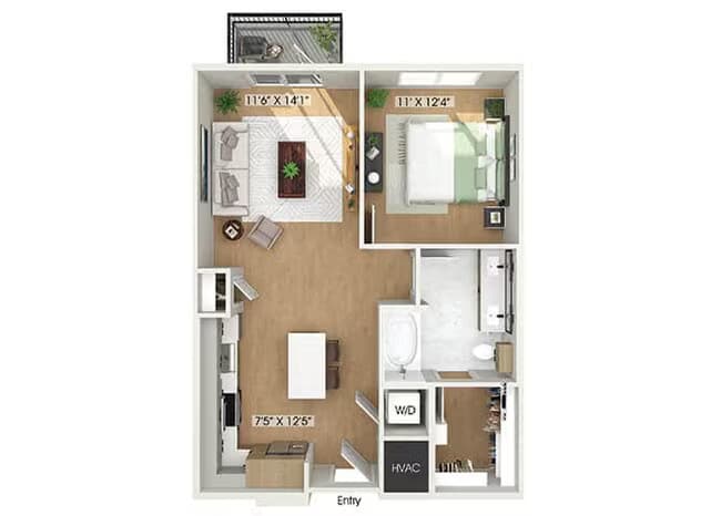 A2 1295 floor plan
