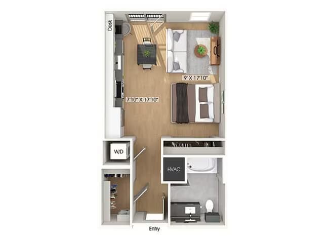 Unit 1383 floor plan