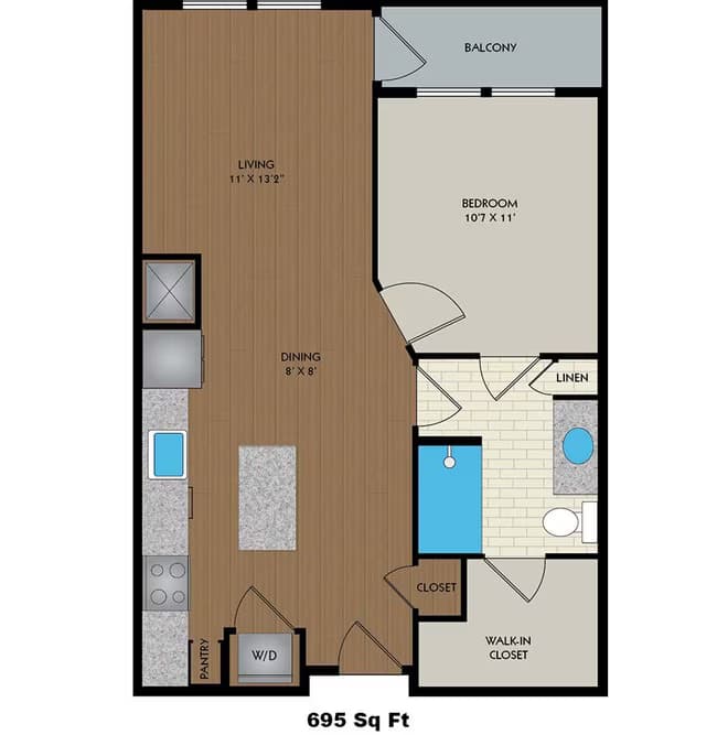 Unit 131 floor plan