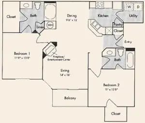 Buckingham 02309 floor plan