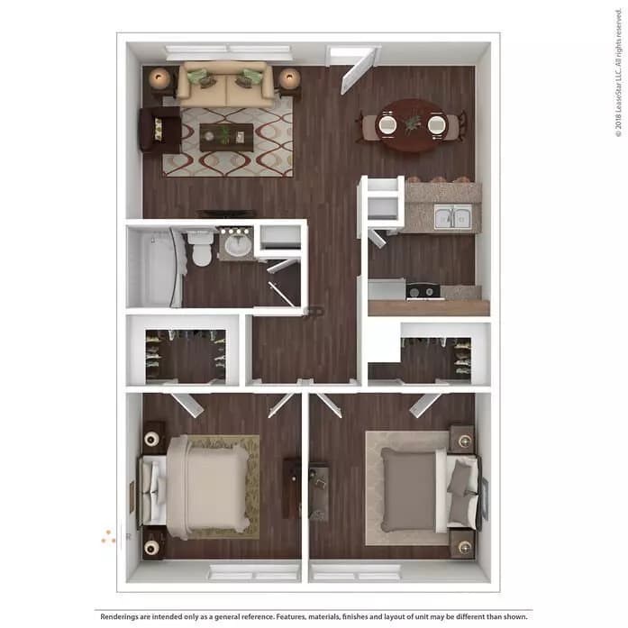 The 869 2-106 floor plan