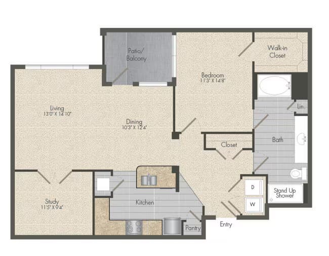 A6 1158 floor plan