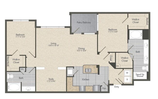B3 1458 floor plan