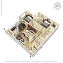 Santorini 1305 floor plan