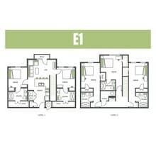 5BR/5BA - E1 Private floor plan