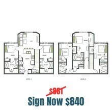 5BR/5BA - E2 Private floor plan