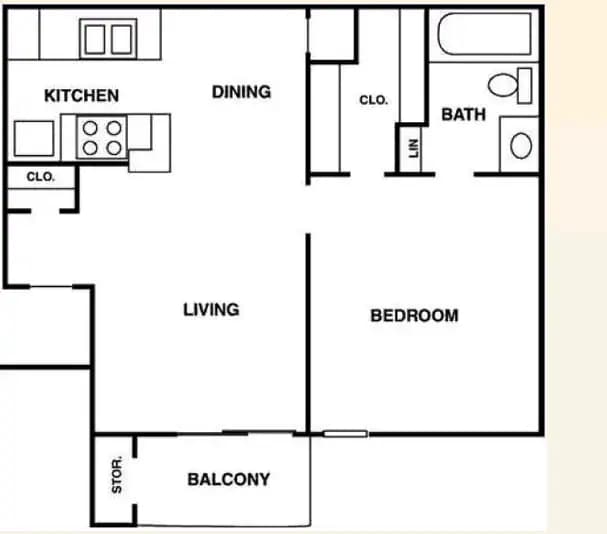 B 1071 floor plan