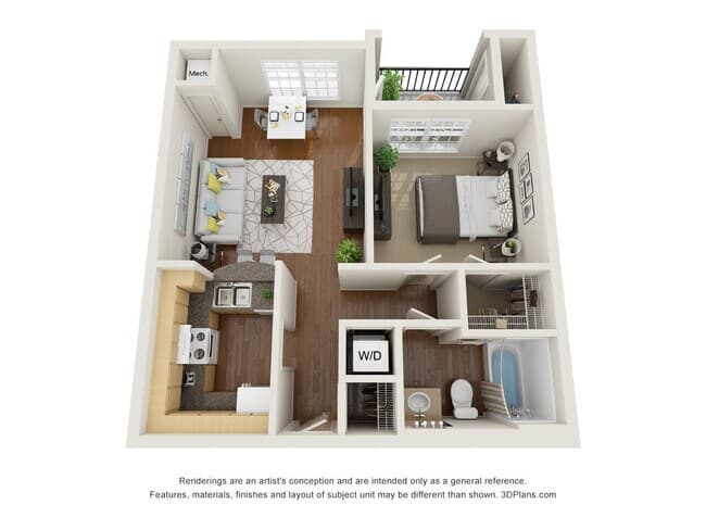 1x1 3317 floor plan
