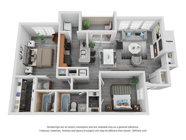 Unit 1002 floor plan