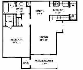 Unit 1624 floor plan