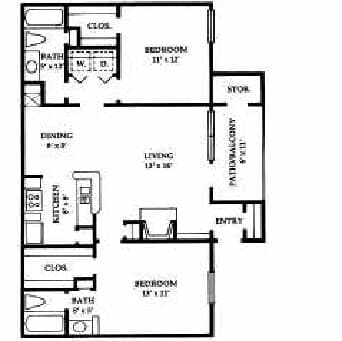 B2 1210 floor plan