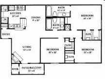 Unit 2507 floor plan