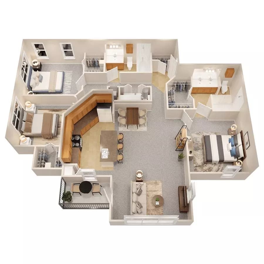 Goodrich 03101 floor plan