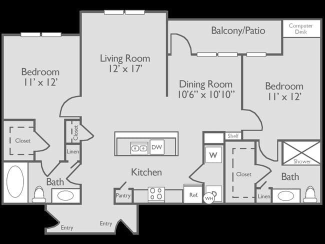 St. Tropez 06108 floor plan