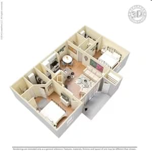 Unit 1406 floor plan