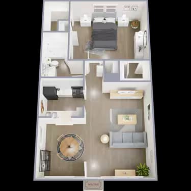 Unit G1203 floor plan