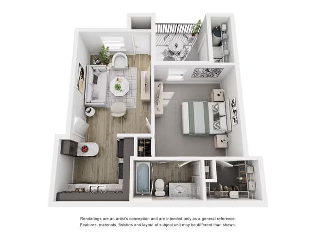 Unit 4107 floor plan