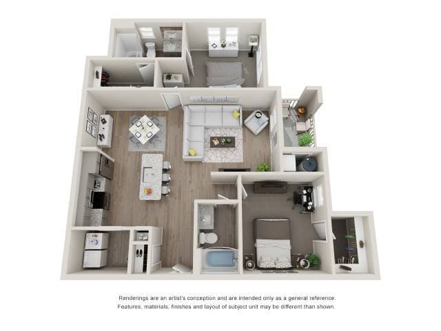 Unit 7202 floor plan