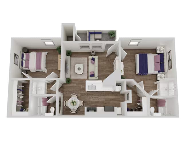 Unit 0213 floor plan