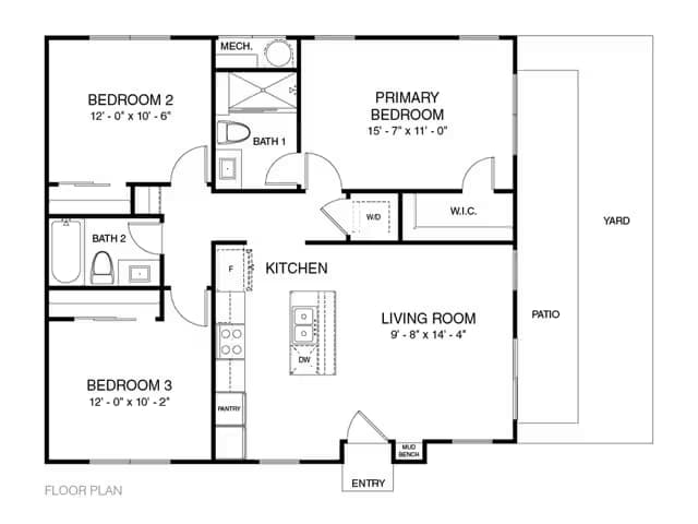 3B 704 floor plan