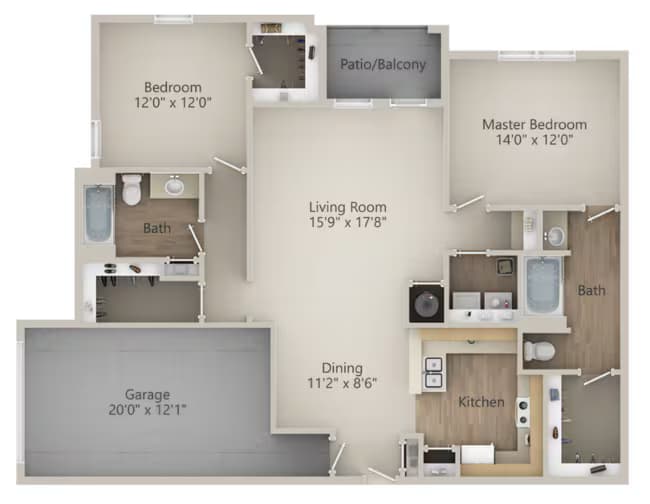 Unit 3101 floor plan