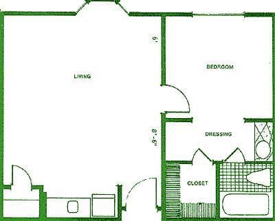 A3 1x1 F317 floor plan