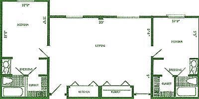 D1 2x2 E209 floor plan