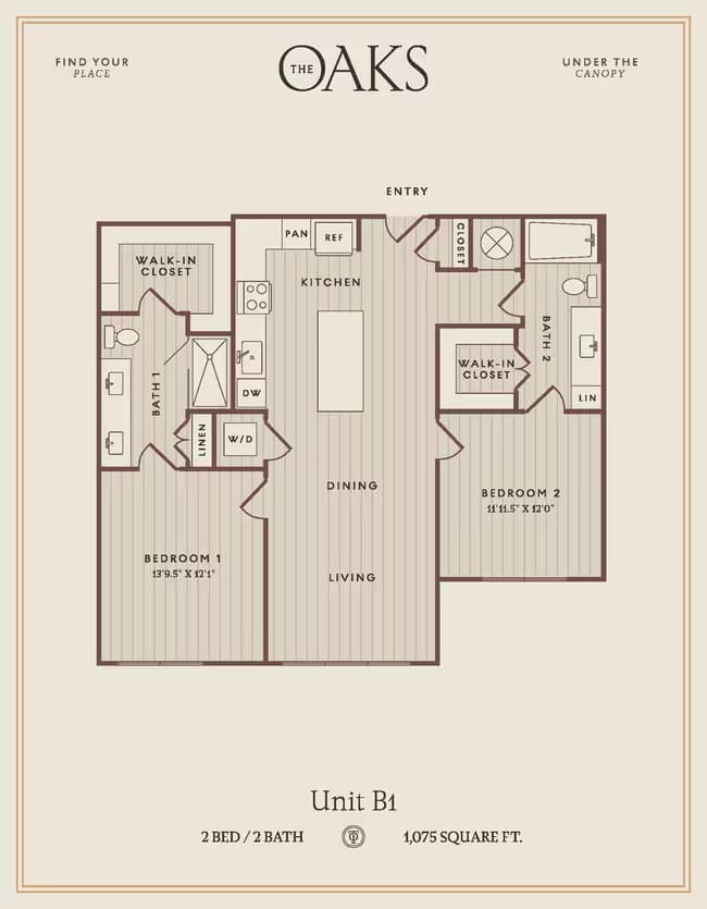 Unit 412 floor plan