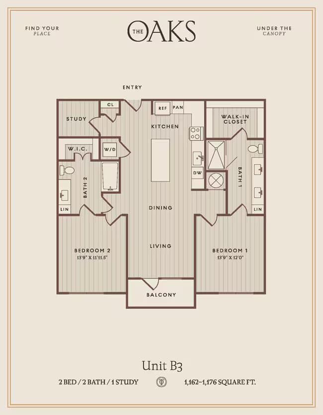 Unit 308 floor plan