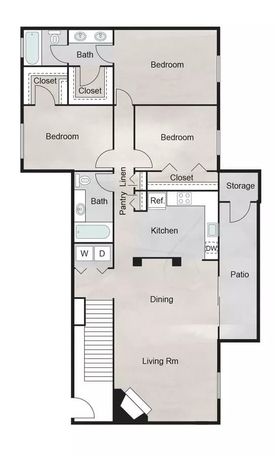 Unit 1714 1714 floor plan