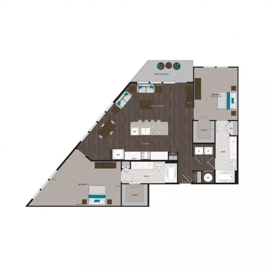 B6 573 floor plan