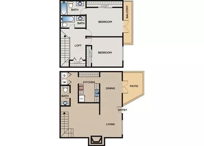 Unit 2110 2110 floor plan