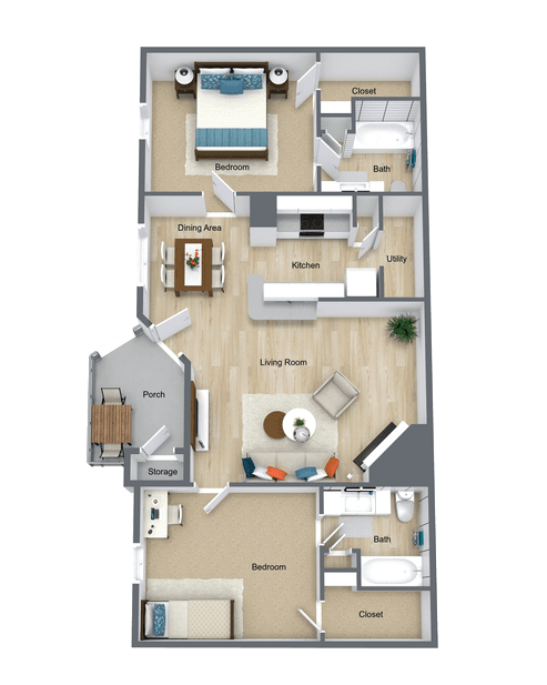 B2-R 7-707 floor plan