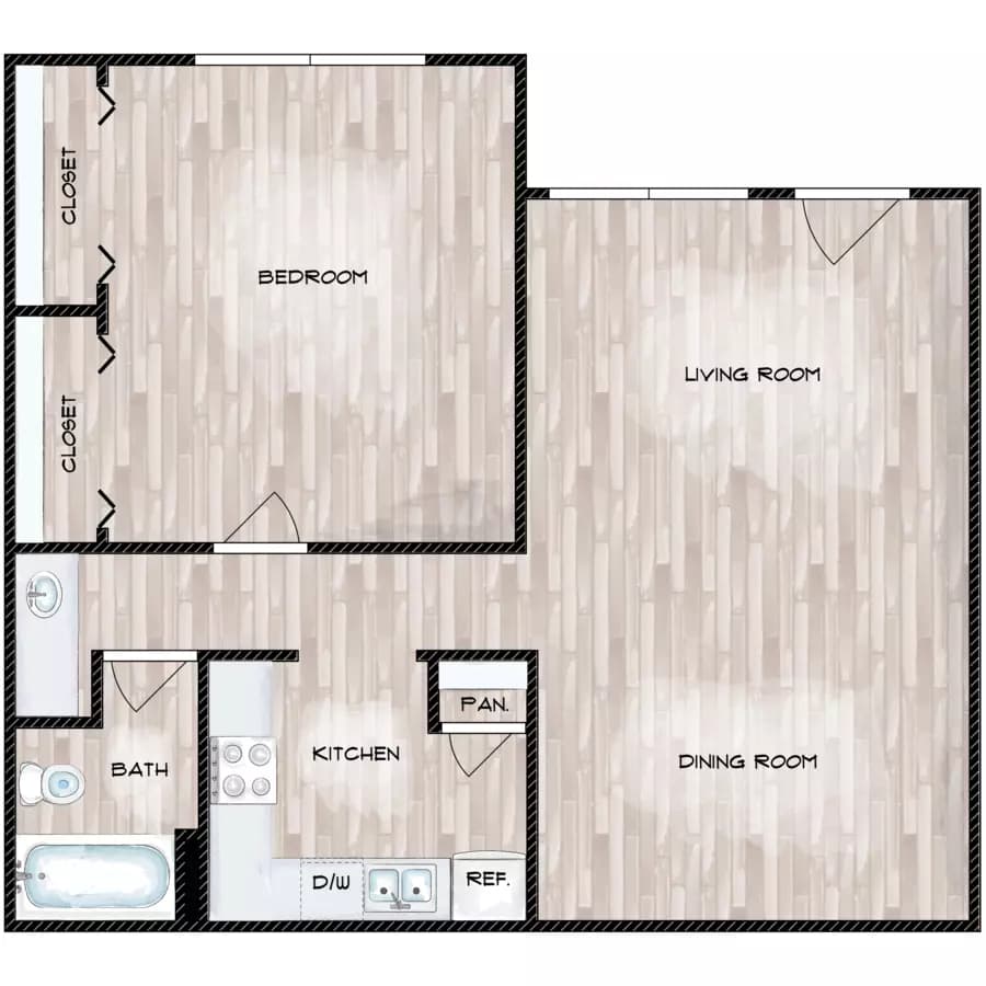 Unit 210 210 floor plan